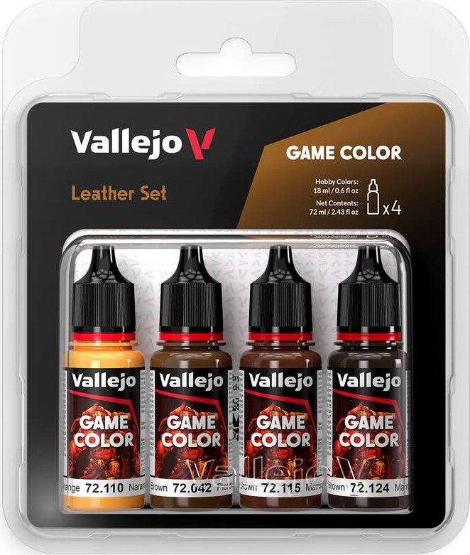 Vallejo - Game Color - Leather Set - 4x18 Ml