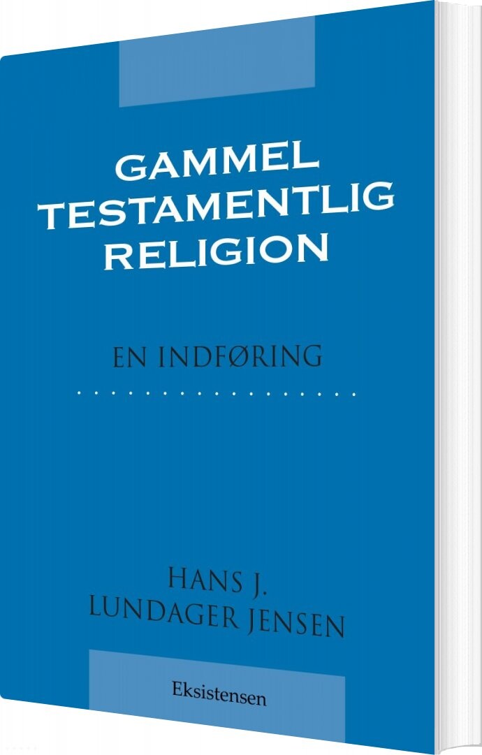 Billede af Gammeltestamentlig Religion - Hans J. Lundager Jensen - Bog