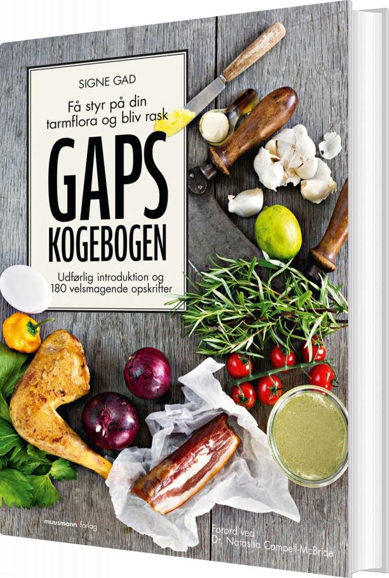 Se GAPS-kogebogen - Få styr på din tarmflora og bliv rask - Indbundet hos Gucca.dk