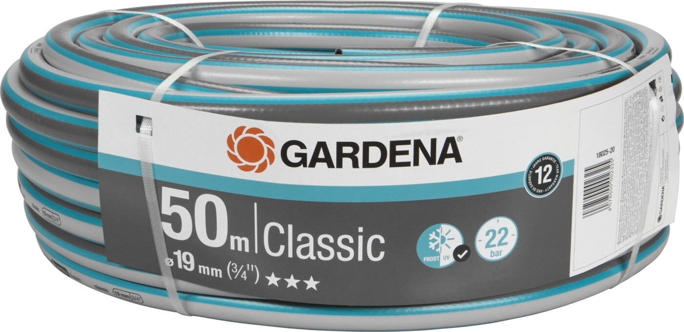 Gardena - Classic - Haveslange - 50m 19mm 22 Bar - 18025-20