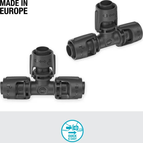 Gardena - T-joint Til Forgrening Af Micro Drip - 13 Mm - 2 Stk