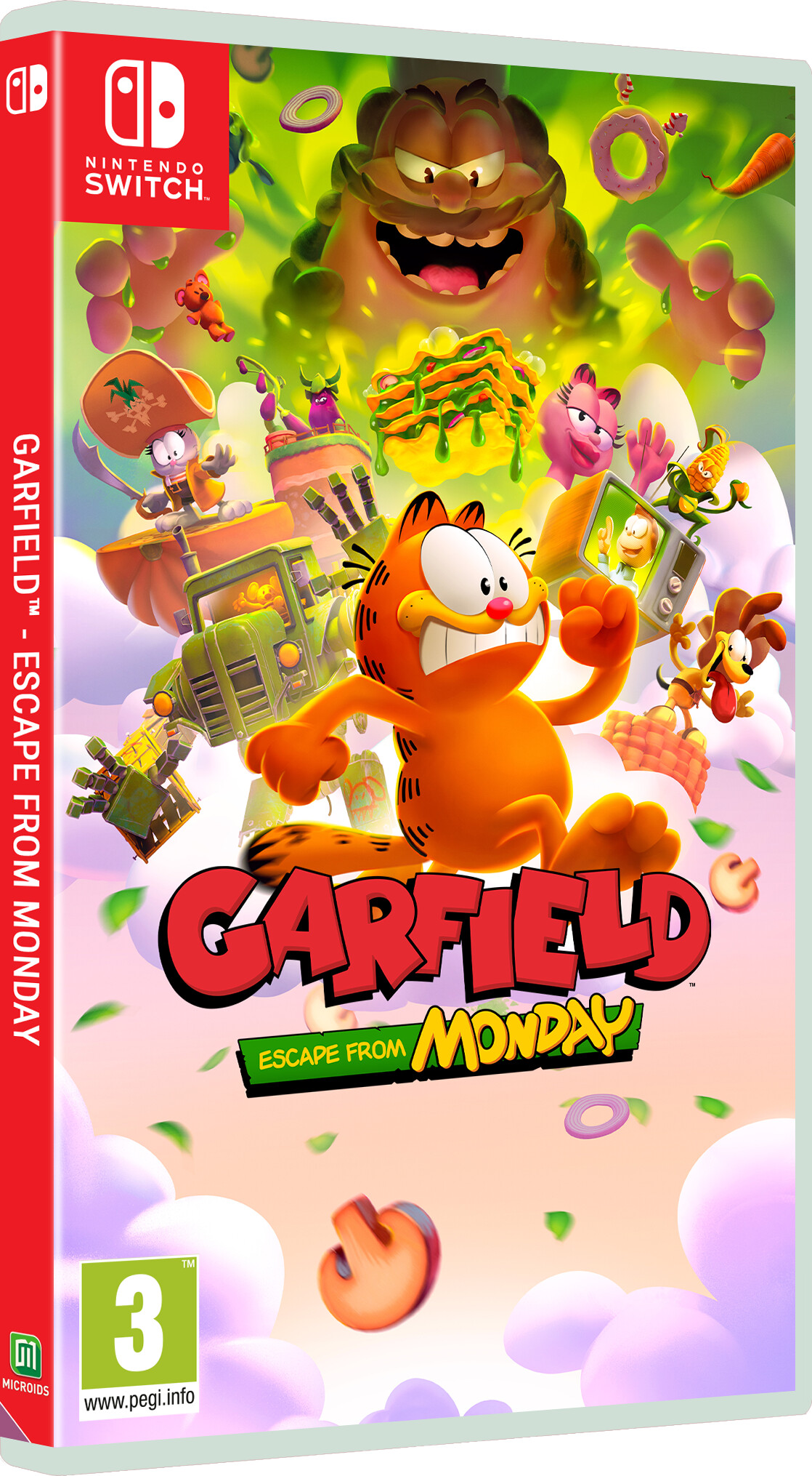 Garfield - Escape from Monday - Nintendo Switch - Platformer