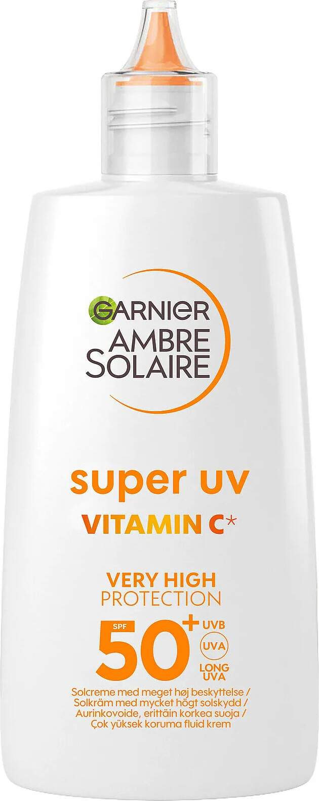 Garnier - Ambre Solaire Super Uv Vitamin C Fluid - Spf 50+ billede