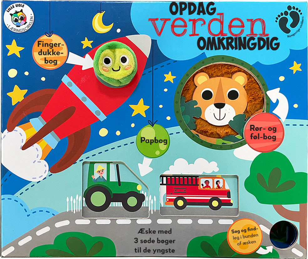 Billede af Gaveæske - Opdag Verden Omkring Dig - Globe - Bog