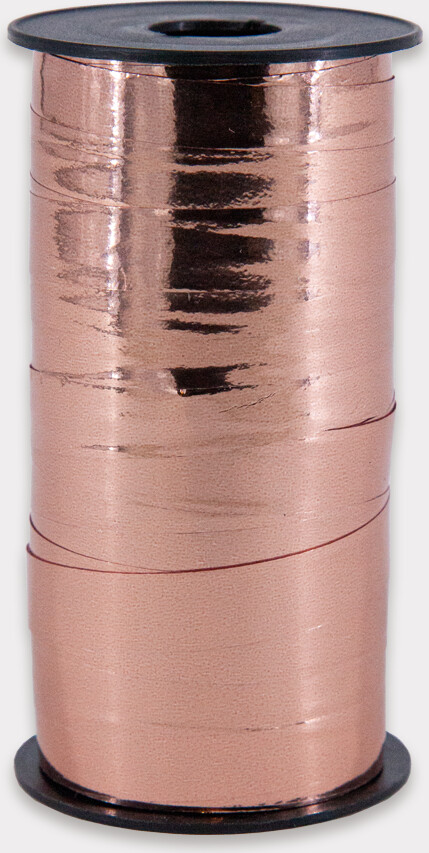 Gavebånd - Poly Rosegold Metal - 10 Mm X 50 M - Scanseason
