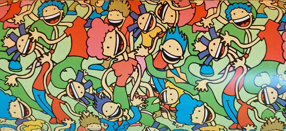 Gavepapir - Stor Rulle 200 M X 35 Cm - Fancy Kids