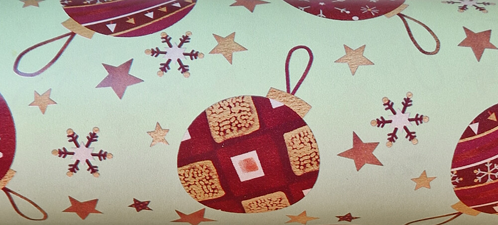 Gavepapir 40 Cm 200 Med Julekugler