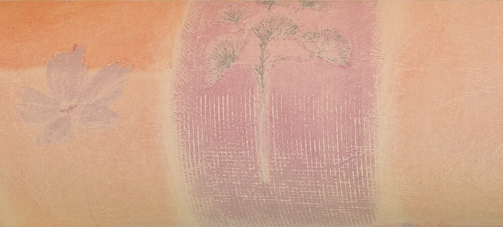 Gavepapir - Stor Rulle 200 M X 40 Cm - Lyserød - Blomst