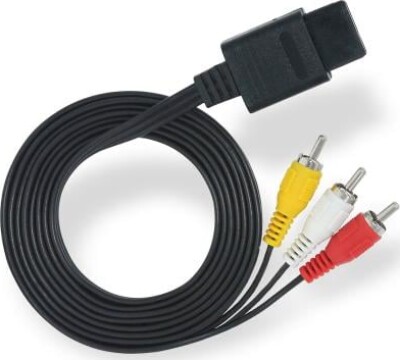 Trade Invaders GC/N64/SNES AV cable (in F&G bag + label) - Nintendo 64