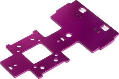 Gear Box Under Plate 2.5mm (purple) - Hp82030 - Hpi Racing