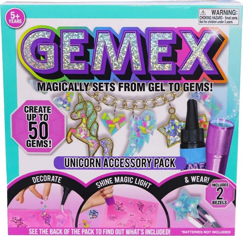 Gemex - Magically Sets From Gel To Gems - Enhjørning Smykkesæt