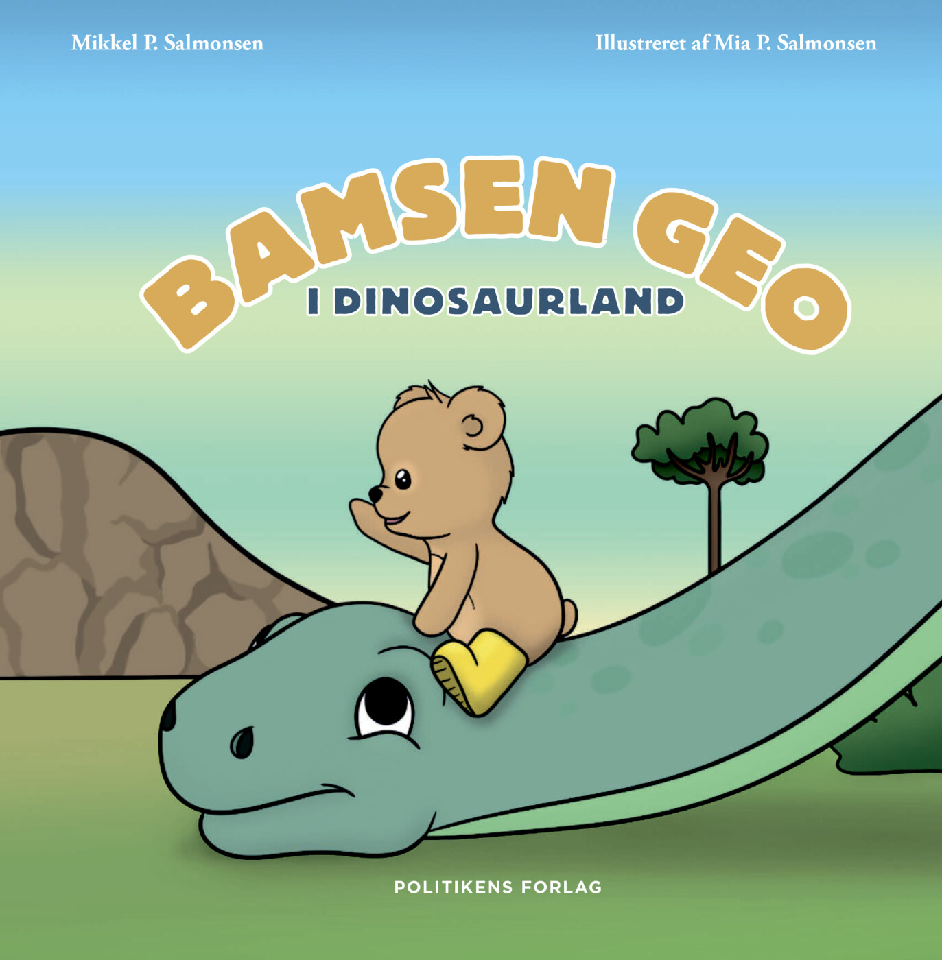 Billede af Bamsen Geo I Dinosaurland - Mia Palm Salmonsen - Bog hos Gucca.dk