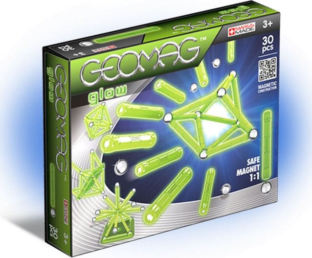 Geomag Glow Panels - 30 Dele