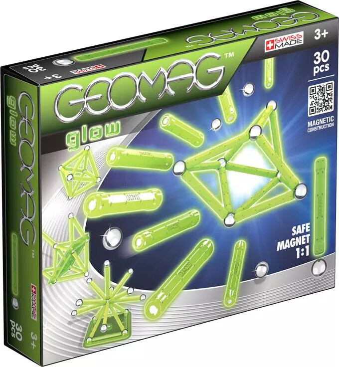 Geomag Glow Panels - 30 Dele