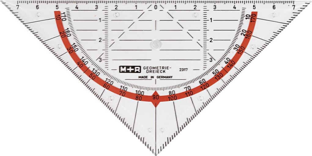Geometritrekant - B 16 Cm - 1 Stk. billede