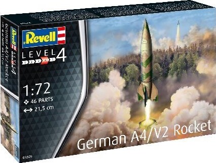 Billede af Revell - German A4/v2 Rocket Byggesæt - 1:72 - Level 4 - 03309 hos Gucca.dk