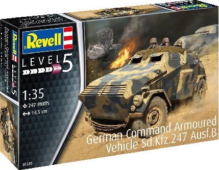 Revell - German Command Bil Byggesæt - 1:35 - Level 5 - 03335