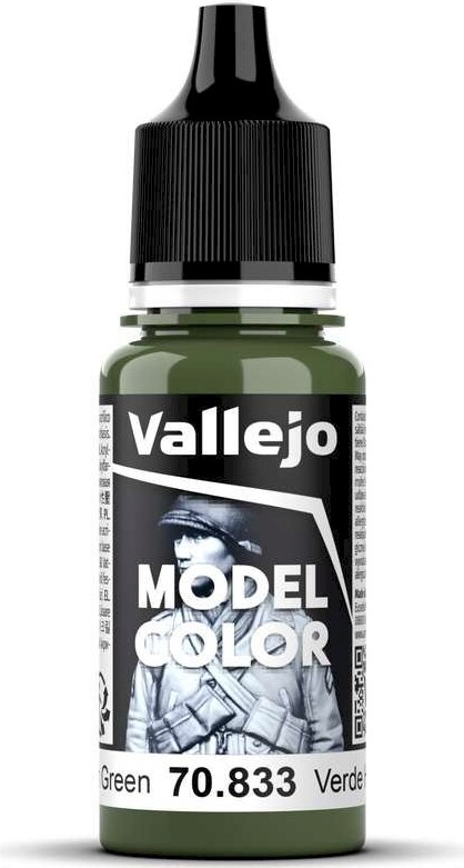 Vallejo - Model Color - German Camouflage Bright Green Mat - 17-18 Ml - 70833