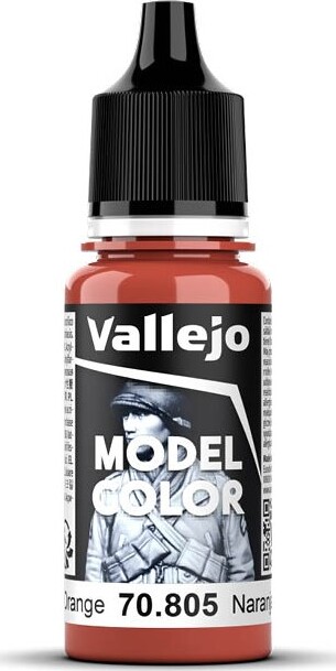 Vallejo - Model Color - German Orange Mat - 18 Ml - 70805