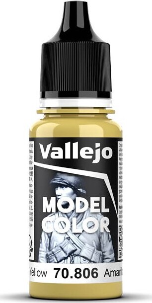 Vallejo - Model Color - German Yellow Mat - 18 Ml - 70806