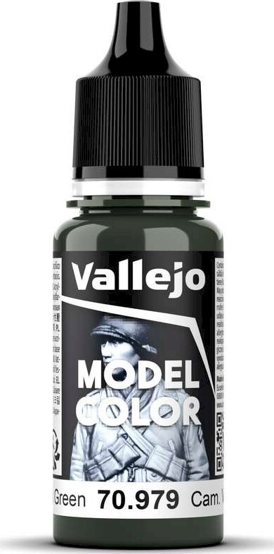 Vallejo - Model Color - Germany Camouflage Dark Green Mat - 17-18 Ml - 70979