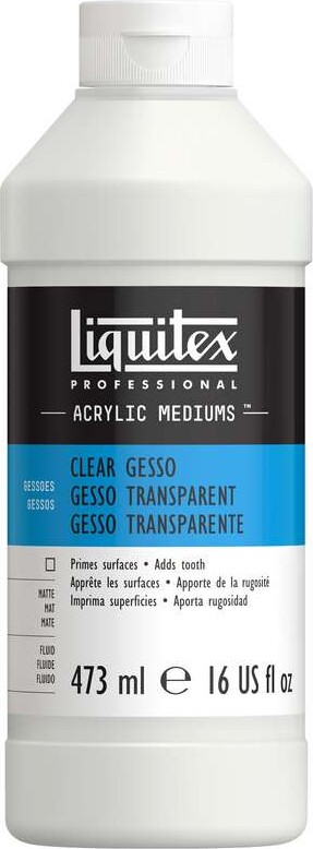 Billede af Liquitex - Gesso - Klar 473 Ml