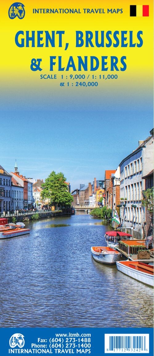 Ghent, Brussels & Flandern - English book