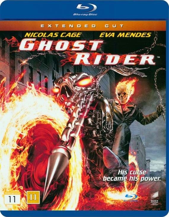 Ghost Rider - Nicolas Cage Blu-Ray Film → billigt her - Gucca.dk