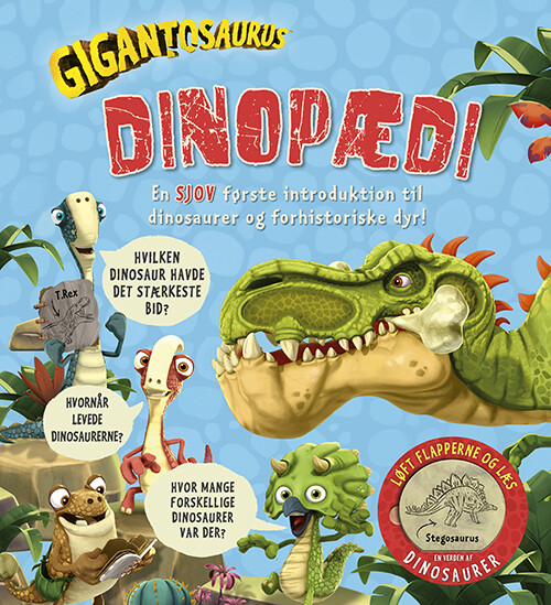 Gigantosaurus - Dinopædi - Børneleksikon Med Flapper - Cyber Group Studios - Bog