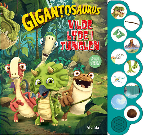 Gigantosaurus - Vilde Lyde I Junglen (med 10 Superseje Lyde) - Bog