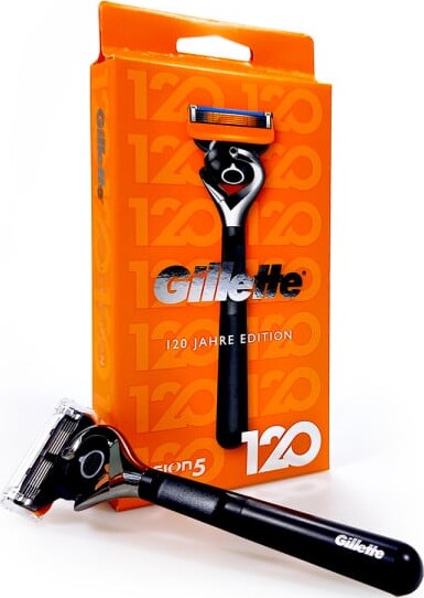 Gillette - Fusion 5 Skraber Med Barberblad - 120 Years Edition