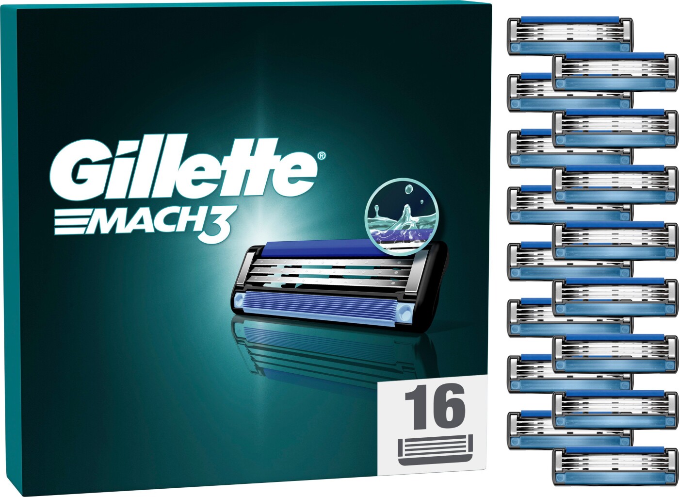 Gillette Mach3 Base - 16 pcs