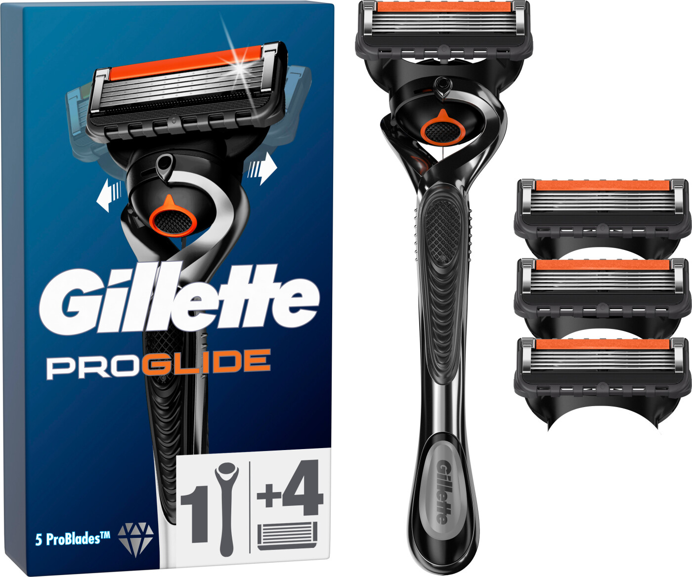 Gillette - Proglide Barberskraber - Blue/black