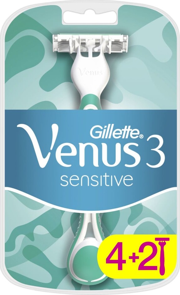 Se Gillette - Venus Sensitive Disposable Blades 6 Pcs hos Gucca.dk