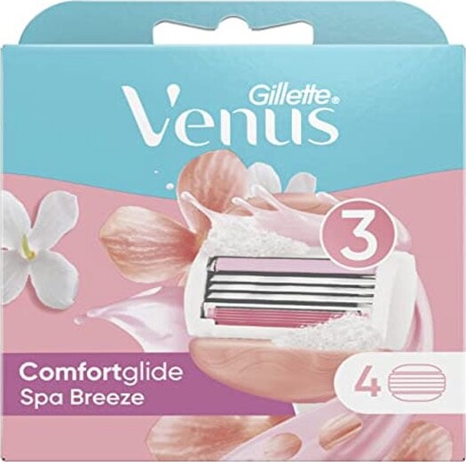 Se Gillette - Venus Comfortglide Spa Breeze Barberblade - 4-pak hos Gucca.dk