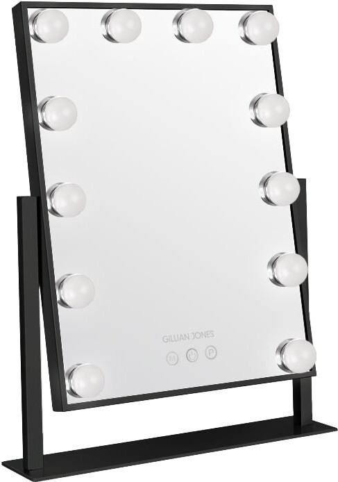 Gillian Jones - Led Light Hollywood Mirror Black