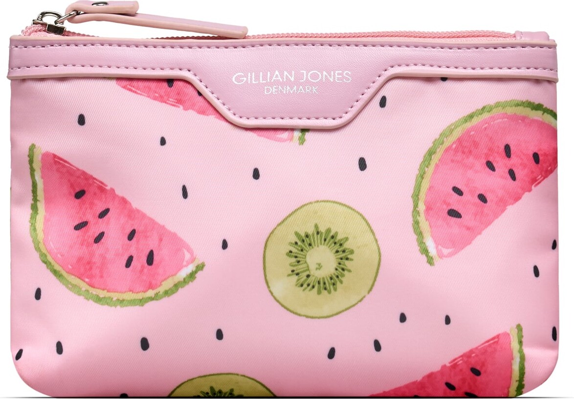 Gillian Jones - Urban Travel Makeup Pung - Watermelon & Kiwi - L19 × H13 × W2 Cm