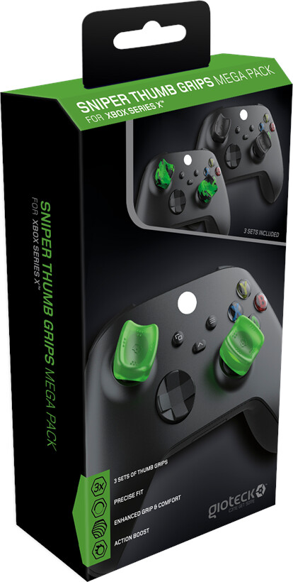 Se Xbox Series X Controller Thumb Grips - 3-pak - Gioteck hos Gucca.dk