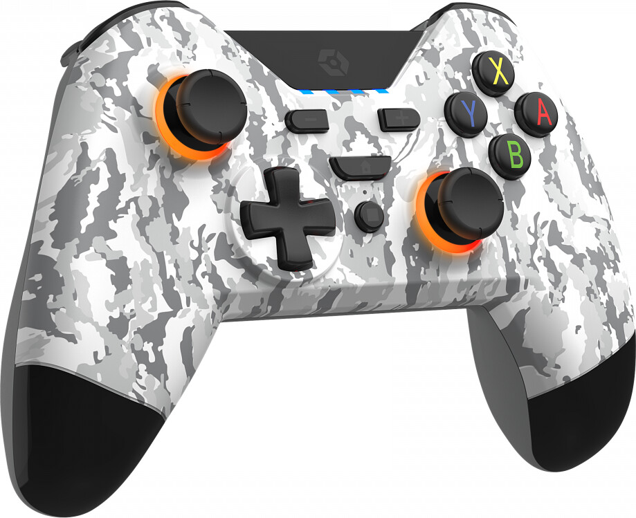 Billede af Gioteck - Wx4+ Trådløs Controller Til Nintendo Switch - Rgb - Camo Grå