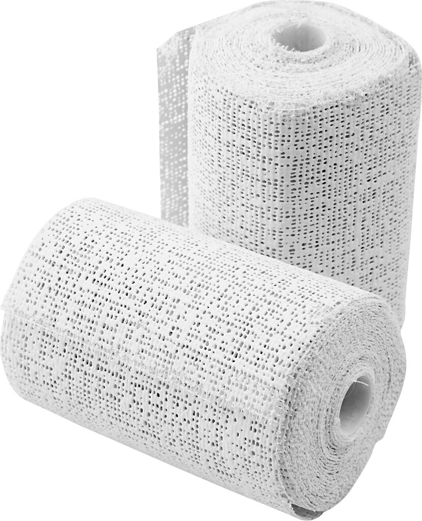 Gipsgaze - L 2,7 M - B 7,5 Cm - 2 Ruller billede