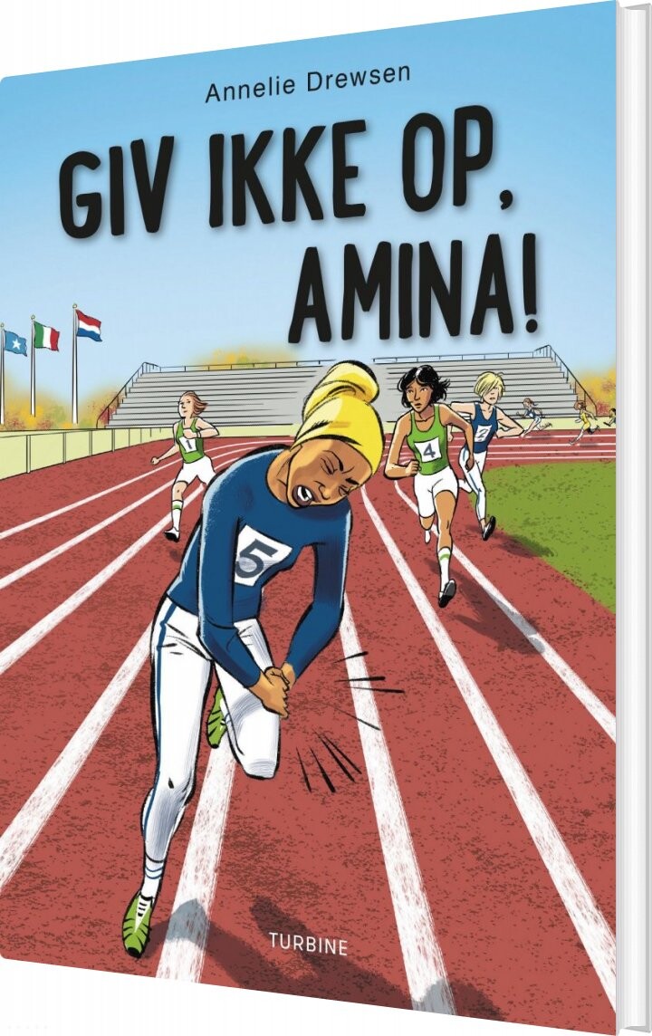 Billede af Giv Ikke Op, Amina! - Annelie Drewsen - Bog