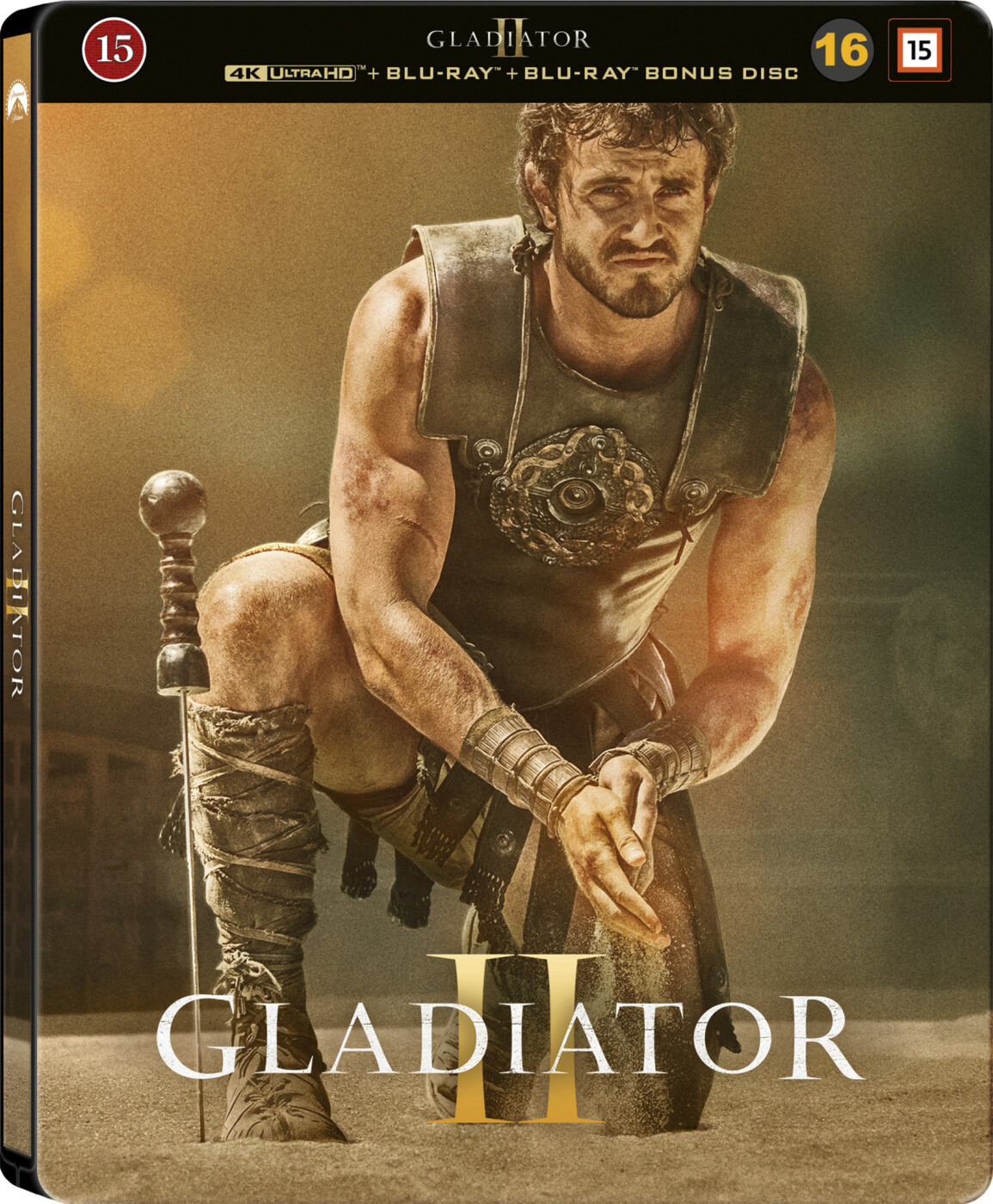 Gladiator 2 - Steelbook + Bonus Disc - 4K Blu-Ray