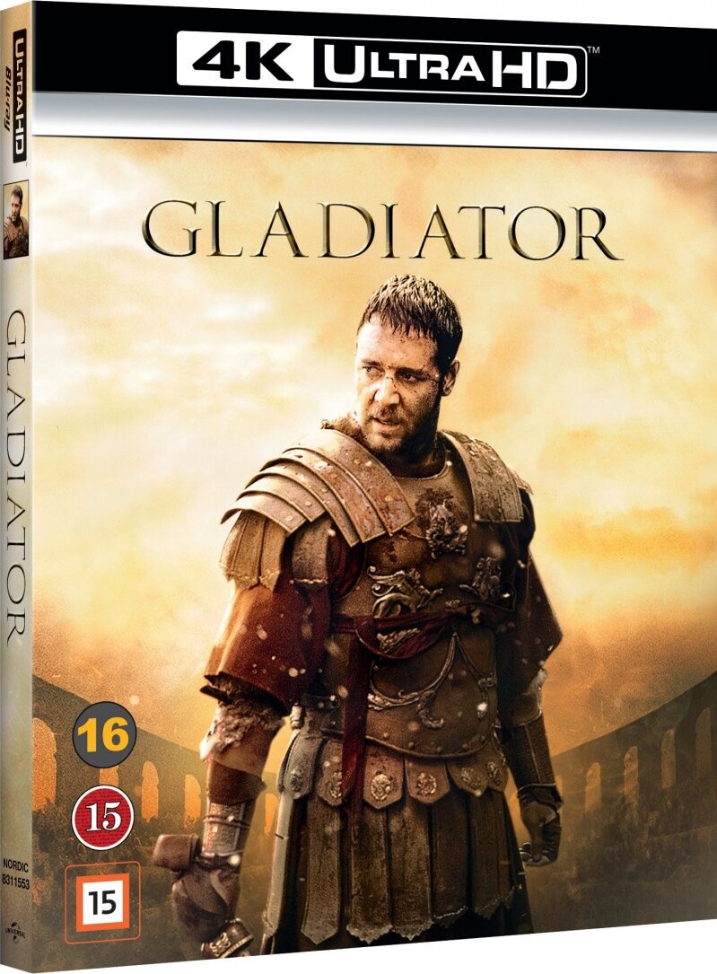 Gladiator 1 - Russell Crowe - 4K Blu-Ray
