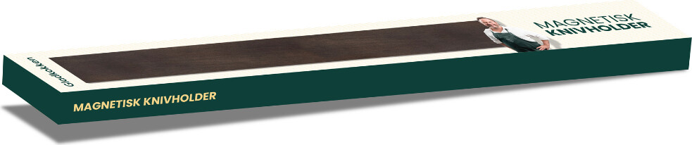 Gladkokken - Magnetisk Knivholder - Træ - Natural - 45 Cm