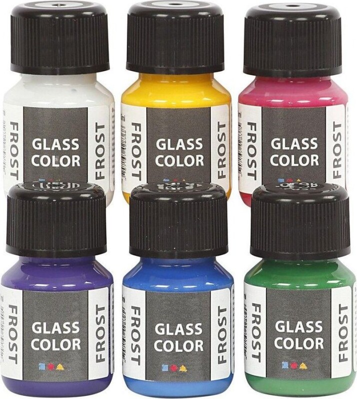 Billede af Glasmaling - Glass Color Frost - 6x35ml
