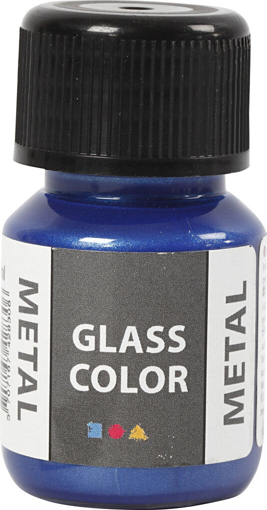 Billede af Glass Color Metal - Blå - 30 Ml