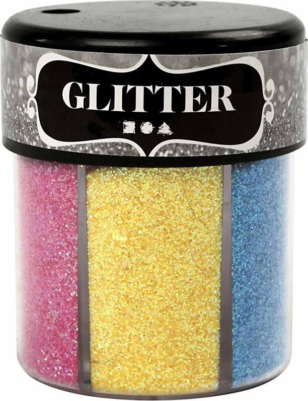 Glitter Drys Sæt - Forskellige Farver - 6x13 G