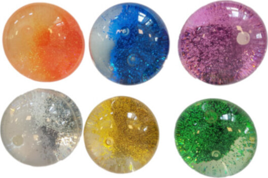 Glitter Bold Med Vand - Assorteret - ø10