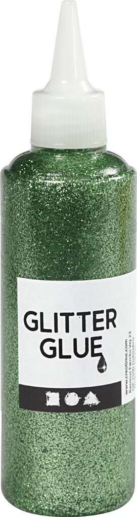 Glitterlim - Grøn - 118 Ml