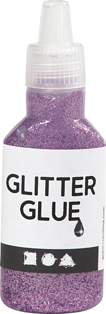 Glitterlim - Lilla - 25 Ml